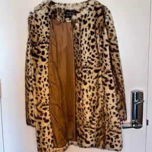 Leopard Faux Fur Coat
